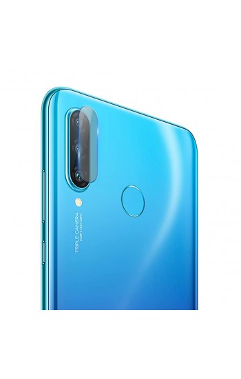 Huawei P30 Lite Kamera Lens Koruyucu Nano Cam Şeffaf Tam Kaplama