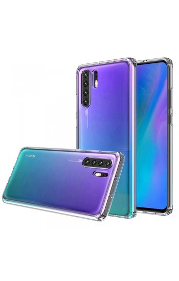 Huawei P30 Pro Kılıf FitCase Toz Koruma Tıpalı Şeffaf Arka Kapak…