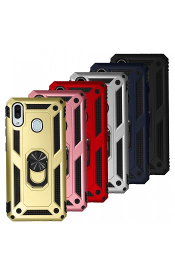 Huawei Y7 2019 Kılıf Panzer Ring Tam Koruma Arka Kapak…