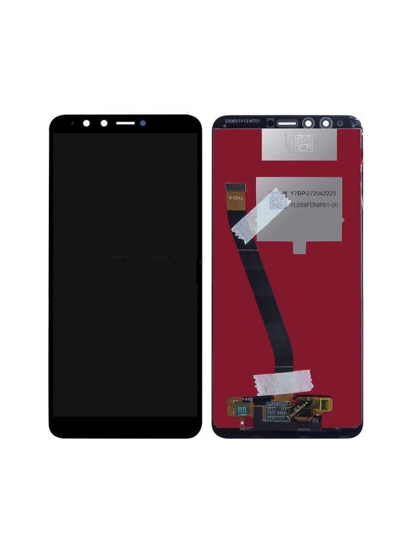 Huawei Y9 2018 Ekran LCD Dokunmatik Çıtasız - Siyah