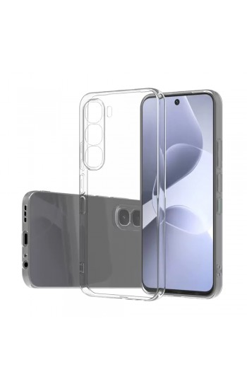 Infinix Hot 60i Kılıf Silikon Şeffaf Kapak