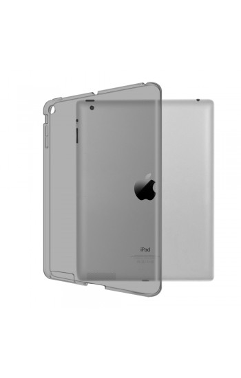 iPad 2 / iPad 3 / iPad 4 Kılıf Silikon Şeffaf-Siyah Arka Kapak…