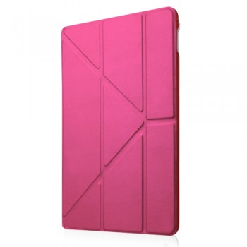 iPad Air 2 Üçgen Çizgili Standlı Kılıf Pembe iPad Air 2 Üçgen Çizgili Standlı Kılıf Pembe