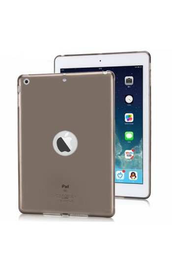 iPad Air Kılıf Şeffaf-Siyah Silikon Arka Kapak&hellip;