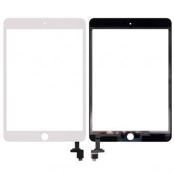 iPad Mini 3 Dokunmatik (A1599-A1600) Ön Cam Orj - Beyaz iPad Mini 3 Dokunmatik (A1599-A1600) Ön Cam Orj - Beyaz