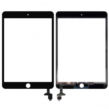 iPad Mini 3 Dokunmatik (A1599-A1600) Ön Cam Orj - Siyah iPad Mini 3 Dokunmatik (A1599-A1600) Ön Cam Orj - Siyah