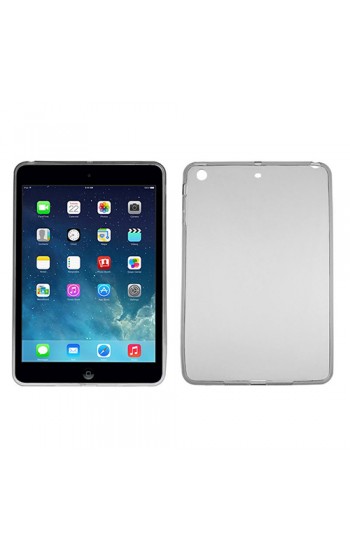 iPad Mini / Mini 2 / Mini 3 Kılıf Şeffaf/Siyah Silikon Arka Kapak…