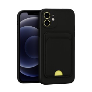 iPhone 11 Cardy Soft Kartlık Cepli Silikon Kapak