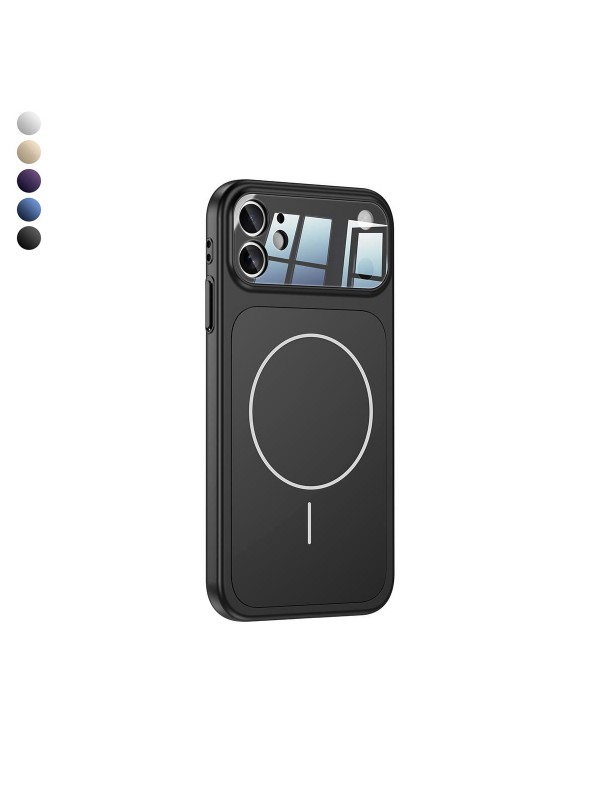 iPhone 11 Kılıf (17 Pro Max Görünümlü) Magsafe Özellikli AG Glass …