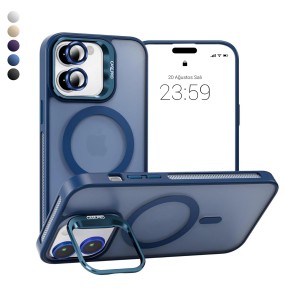iPhone 11 Kılıf Armor Seri Magsafe Uyumlu Stand Özellikli Kamera Lensli Kapak