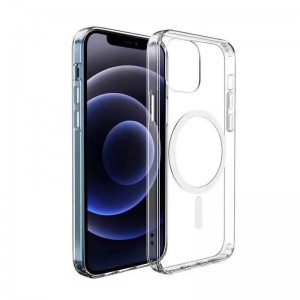 iPhone 11 Kılıf Combo Seri Magsafe Özellikli Sararmaz Sert Şeffaf Kapak