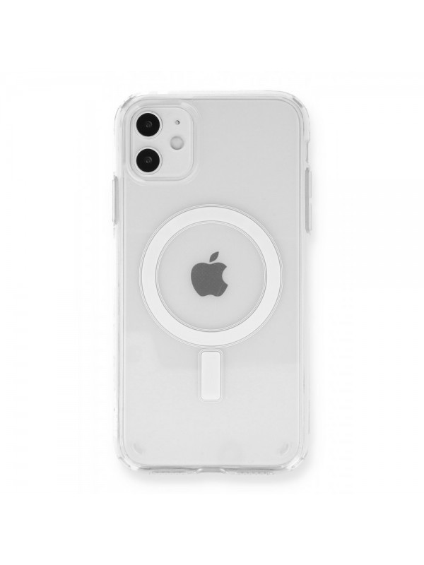 iPhone 11 Kılıf Magsafe Özellikli Şeffaf Silikon Kapak… iPhone 11 Kılıf Magsafe Özellikli Şeffaf Silikon Kapak…