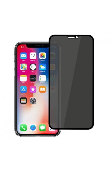 iPhone 11 Pro Hayalet Privacy Gizli Cam Ekran Koruyucu Siyah