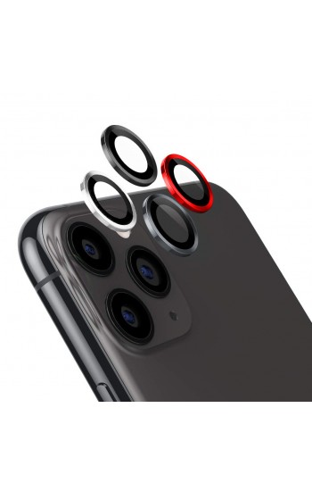 iPhone 11 Pro Kamera Lens Koruyucu Cam Metal Kenarlı 3lü Set…