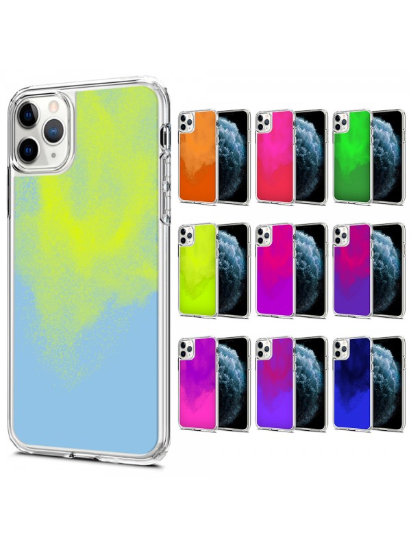 iPhone 11 Pro Kılıf Neon Likit Silikon Arka Kapak…