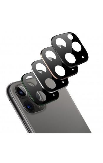 iPhone 11 PRO MAX Kamera Lens Koruyucu Metal Kenarlı Cam…