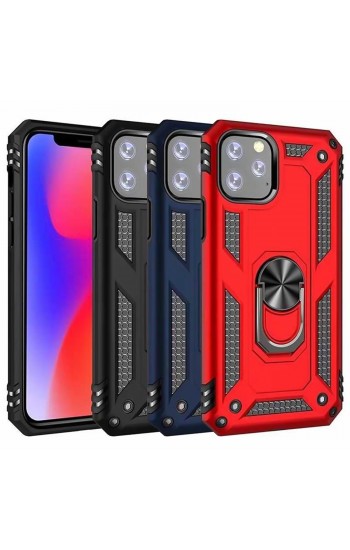 iPhone 11 Pro Max Kılıf Panzer Ring Tam Koruma Arka Kapak…