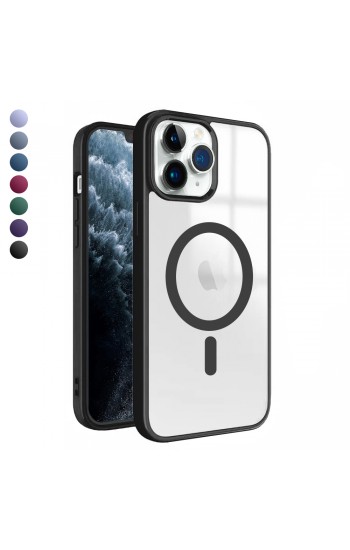 iPhone 11 Pro Max Magsafe Özellikli Renkli Clear Case Kapak… iPhone 11 Pro Max Magsafe Özellikli Renkli Clear Case Kapak…