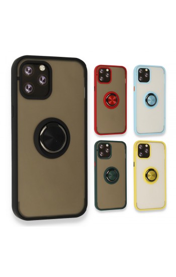 iPhone 12 Pro Max Kılıf Montrea Ring Yüzük Stantlı Kapak&hellip;