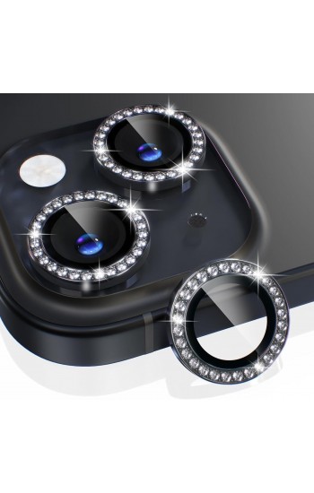 iPhone 13 / 13 Mini Taşlı Metal Kamera Lens Koruyucu Set…