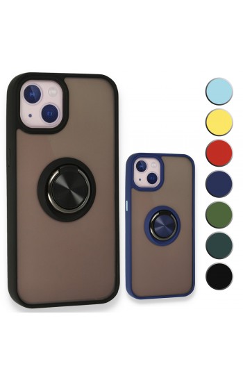 iPhone 13 Kılıf Montrea Ring Yüzük Stantlı Kapak&hellip;