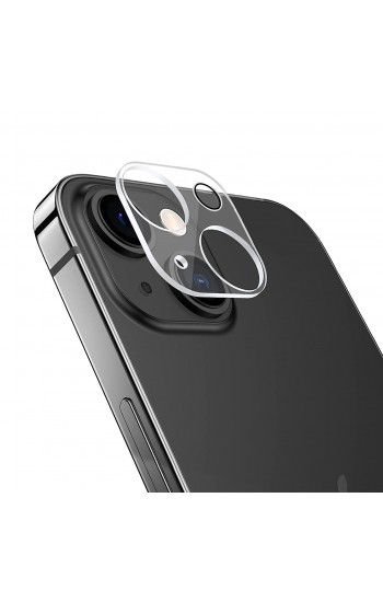 iPhone 13 Mini Kamera Lens Koruyucu 3D Cam Şeffaf Tam Kaplama