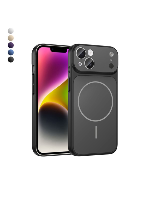 iPhone 14 Kılıf (17 Pro Max Görünümlü) Magsafe Özellikli AG Gla…