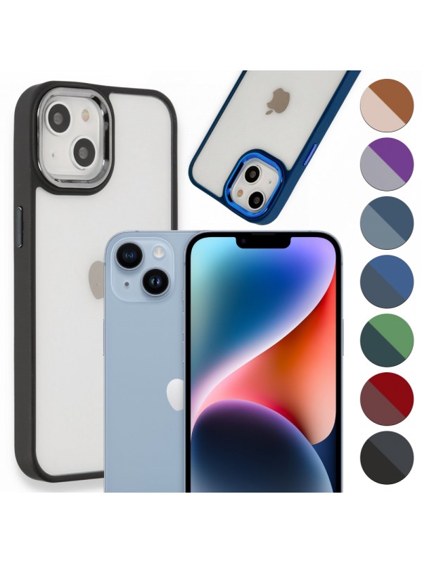 iPhone 14 Plus Kılıf Luna Lens Kamera Çerçeveli Silikon Kapak…