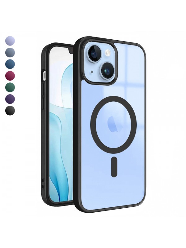 iPhone 14 Plus Magsafe Özellikli Renkli Clear Case Kapak… iPhone 14 Plus Magsafe Özellikli Renkli Clear Case Kapak…