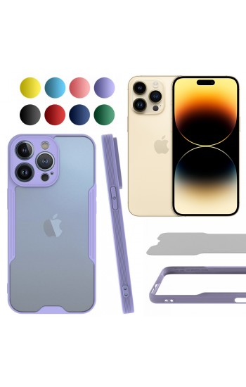iPhone 14 Pro Max Kılıf Platin Matte Silikon Arka Kapak
