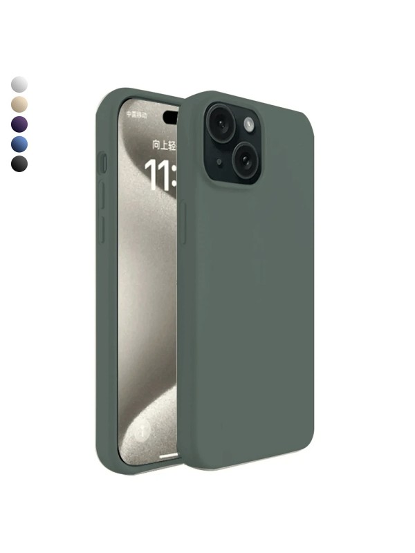 iPhone 15 Plus / 14 Plus Kılıf PremiumS Silikon Arka Kapak…