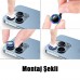 iPhone 15 Pro / 15 Pro Max Taşlı Metal Kamera Lens Koruyucu Set