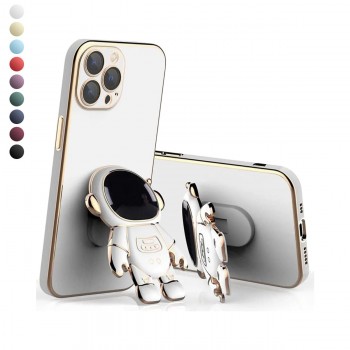 iPhone 15 Pro Kılıf Astronot Seri Stant Silikon Kapak iPhone 15 Pro Kılıf Astronot Seri Stant Silikon Kapak
