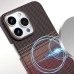 iPhone 15 Pro Max Kılıf Vega Magsafe Karbon Desen Kapak