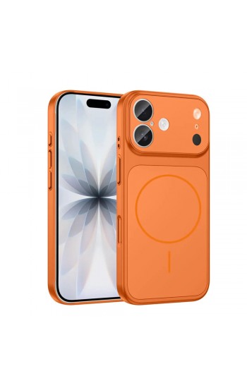 iPhone 16 Kılıf (17 Pro Max Görünümlü) Magsafe Özellikli AG Glass Çevirici Sert Kapak iPhone 16 Kılıf (17 Pro Max Görünümlü) Magsafe Özellikli AG Glass Çevirici Sert Kapak