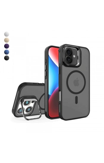 iPhone 16 Kılıf Armor Seri Magsafe Uyumlu Stand Özellikli Kamera Lensli Kapak iPhone 16 Kılıf Armor Seri Magsafe Uyumlu Stand Özellikli Kamera Lensli Kapak
