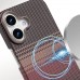 iPhone 16 Kılıf Vega Magsafe Karbon Desen Kapak