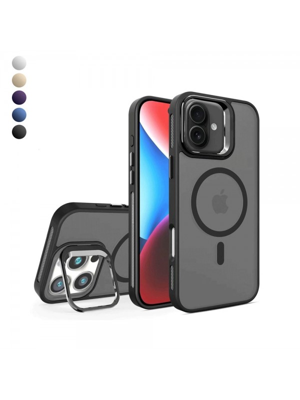 iPhone 16 Plus Kılıf Armor Seri Magsafe Uyumlu Stand Özellikli Kame…