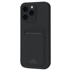 iPhone 16 Pro Max Cardy Soft Kartlık Cepli Silikon Kapak