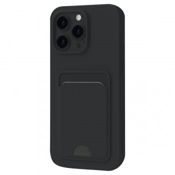 iPhone 16 Pro Max Cardy Soft Kartlık Cepli Silikon Kapak