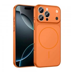 iPhone 16 Pro Max Kılıf (17 Pro Max Görünümlü) Magsafe Özellikli AG Glass Çevirici Sert Kapak