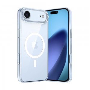 iPhone 17 Air Kılıf Combo Seri Magsafe Özellikli Sararmaz Sert Şeffaf Kapak