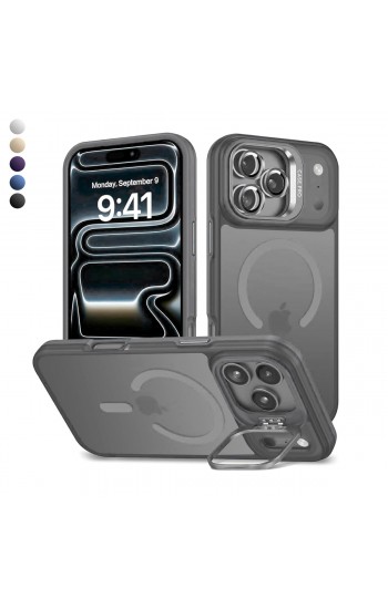 iPhone 17 Pro Kılıf Armor Seri Magsafe Uyumlu Stand Özellikli Kamera Lensli Kapak iPhone 17 Pro Kılıf Armor Seri Magsafe Uyumlu Stand Özellikli Kamera Lensli Kapak