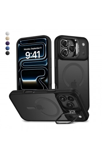 iPhone 17 Pro Max Kılıf Armor Seri Magsafe Uyumlu Stand Özellikli Kamera Lensli Kapak iPhone 17 Pro Max Kılıf Armor Seri Magsafe Uyumlu Stand Özellikli Kamera Lensli Kapak