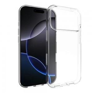 iPhone 17 Pro Max Kılıf Kamera Korumalı Silikon Şeffaf Kapak
