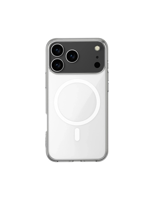 iPhone 17 Pro Max Kılıf Magsafe Özellikli Şeffaf Silikon Kapa…