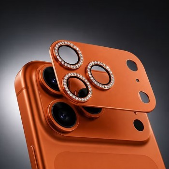 iPhone 17 Pro Max Taşlı 360 Full Kamera Lens Koruyucu