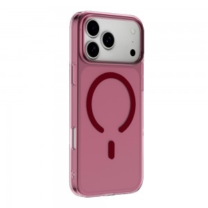 iPhone 18 Pro Kılıf Combo Seri Magsafe Özellikli Sararmaz Sert Şeffaf Kapak
