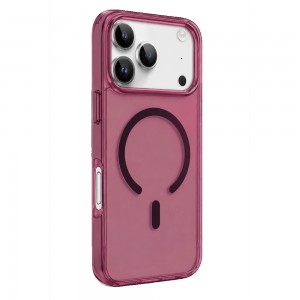 iPhone 18 Pro Max Kılıf PC Real Seri Magsafe Uyumlu Sert Şeffaf Kapak