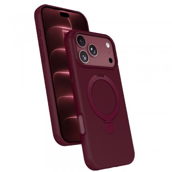 iPhone 18 Pro Max Kılıf Regal Magsafe Standlı Silikon Kapak